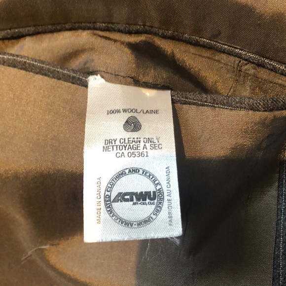 44R Pierre Cardin Grey Virgin Lambs Wool Suit - Picture 4 of 7